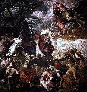 Tintoretto, Moses schlagt Wasser aus dem Felsen